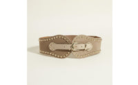 Wide Elastic Waist Belt Soft Touch Suede Waist Belt Fashion Accessory for Outfit Styling, Daily Wear