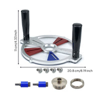 Carpentry Router Guide Base Precision Router Guide Base with Handles Low-Profile for Carpenters