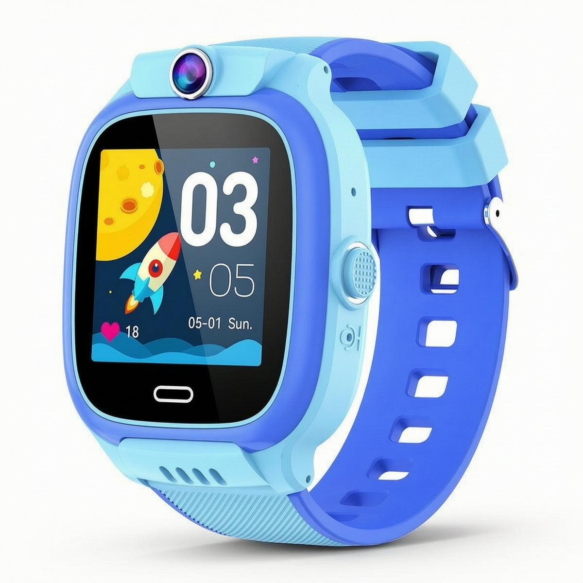 Smartwatch with Camera Multi-Function Touchscreen Smart Watch Smart Watch with Touch Screen Silicone Wearable Compact