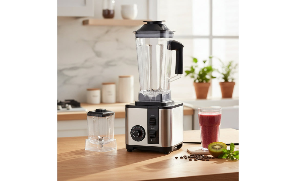 Soy Milk Making Machine with Grinding Cup Combined Appliance Countertop Mixer Stainless Steel Mixer with Grinding Cup for Breakfast Prep, Kitchen