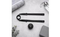 Massage Assist Strap Loop Connector Back Massage Strap Black