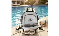 Water-Resistant Travel Bag with Shoes Compartment Semi-Rigid Expandable Travel Bag Adjustable Wipe-Clean for Travelers, Gym-Goers, Swimmers, Beach, Swimming