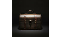 Wooden Chest with Handle Vintage Decorative Storage Box with Handle Small Wooden Storage Box Distressed Rustic