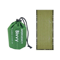 Portable Emergency Bivvy Blanket Compact Thermal Emergency Shelter Windproof Thermal Bivy Bag Ultralight for Mountaineering