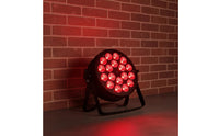 18 LEDs LED Par Light Aluminum Case Stage Wash Light Full Color Bar Performance Lamp Adjustable Bracket for Performers, DJs, Club