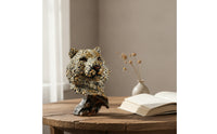 Creature Bust Figurine Carved Abstract Bust Sculpture Hand Finished Tabletop Ornament for Homeowners, Bookshelf