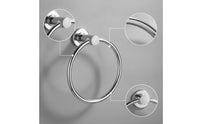 Wall Mounted Towel Hoop Round Hand Towel Hoop Modern for Bathroom, Washroom