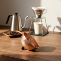 Coffee Steaming Cover Textured Kitchen Accessory Artisan-Made