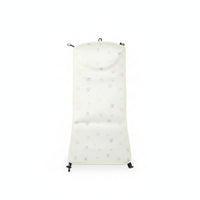 Headrest Area Ice Silk Stroller Cushion Fitted Contoured Seat Liner Paw-Print Motif Cooling Seat Insert Woven Texture