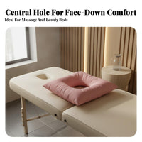 Beauty Bed Face Cradle Ergonomic Design Massage Table Face Cradle Breathable Spa Bed Headrest for Estheticians, Medical Practice