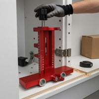 Aluminum Alloy Cabinet Door Installation Tool Anodized Metal Cabinet Door Positioning Tool Measurement Scale