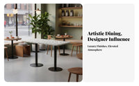 Fashion-Forward Designer Woven rear Armchair adaptable Combination Cafe Set Includes pads Commercial Seating Minimalist Aesthetic for Restaurant Owners, Interior Designers, Homeowners, Coffee Shop, Reception Area, Living Room, Balcony