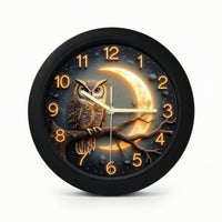 Wall Clock Silent Round Wall Clock Decorative for Bedroom, Shelf, Desk