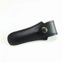 Safeguarding Leather Mouthpiece Pouch Long-Lasting Cowhide Mouthpiece Bag Snap Button Closure Vintage Design for Trumpet Players, Musicians, Travel, Gigs, Rehearsal, Band Practice
