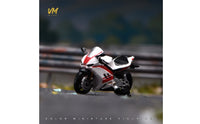 1:64 Scale Motorcycle Model Collectible 1/64 Scale Motorcycle Realistic Miniature Motorbike Model for Hobbyists, Desk Display