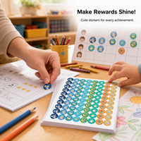 Kids' Reward Stickers for Teachers, Students, and Kindergarten - Encouragement and Praise Stickers