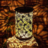 Solar Hanging Lantern Decorative Solar Lantern Lights Cylindrical for Patio