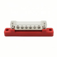 Power Distribution Block with Cover Screw-Fastened Power Distribution Block Marine Bus Bar High Conductivity Corrosion Resistant