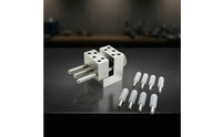 Precision Vise with Rubber-Sleeved Rods Portable Tabletop Vise Stable Mini Vice Clamp for Model Makers