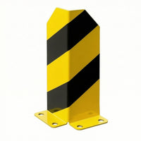 Storage Rack Guard Foot Industrial Warehouse Storage Rack Guard with Mounting Base Impact Resistant Column Protector for Officers