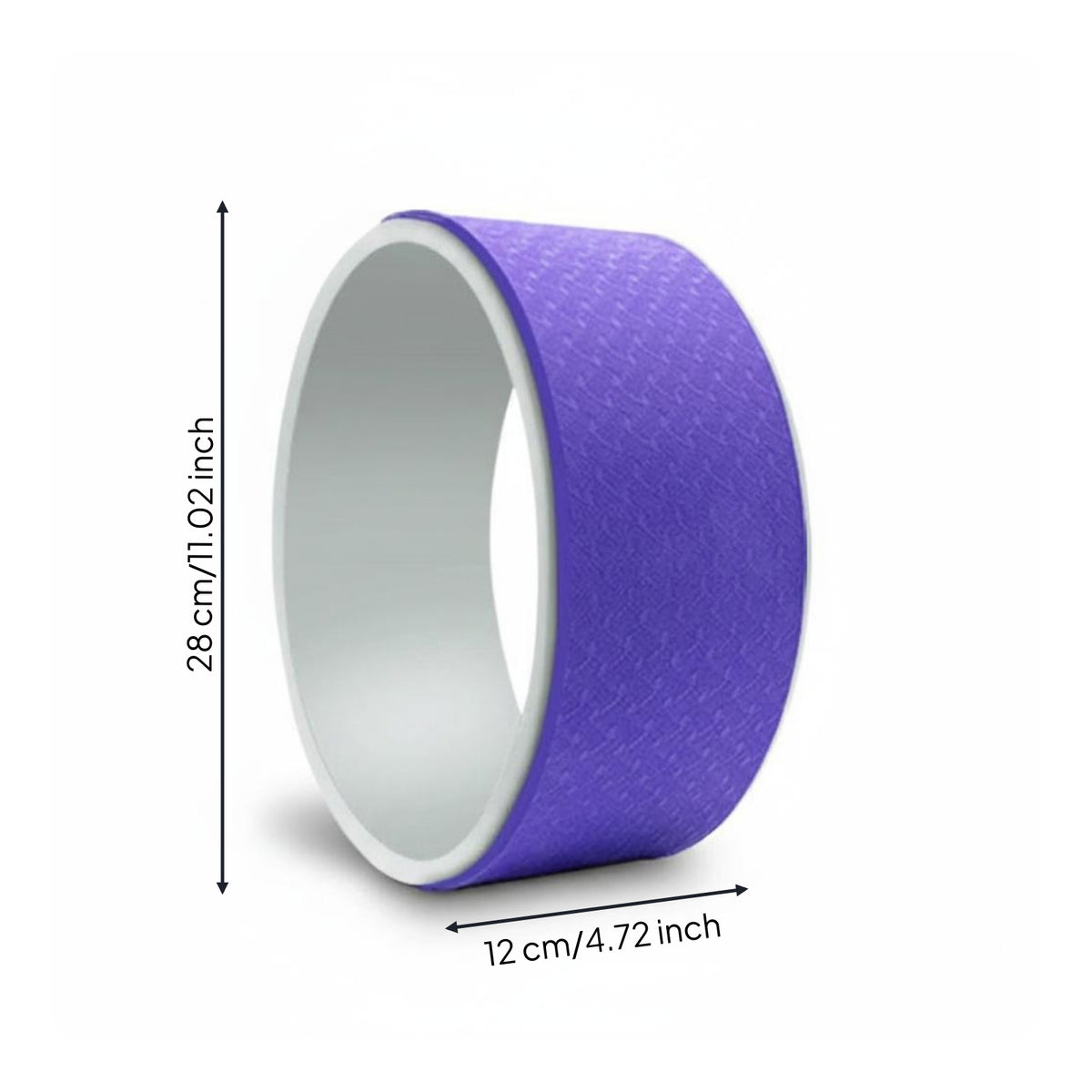 Anti-Slip Backbend Wheel Spinal Traction Fitness Back Stretcher Easy to Clean for Home Workout