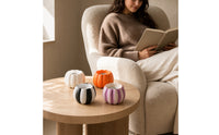 4 Pieces Pumpkin Tealight Candle Holder Fall Pumpkin Candle Holder  Decor for Office