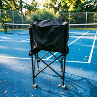 Folding Ball Storage Cart Foldable Rolling Ball Storage Cart Wheeled Athletic Gear Organizer with Wheels for Coaches, Tennis Athletes, Court-Side