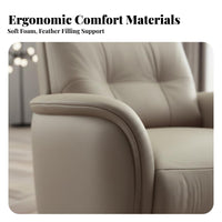 Adjustable spinerest Reclining Armchair Ergonomic ergonomic assistance PushSpine Recliner Chair Extendable Footrest Single Sofa weightless-position design Design for Readers, Movie Lovers, Seniors, Living Room, Bedroom, Study, Home Office