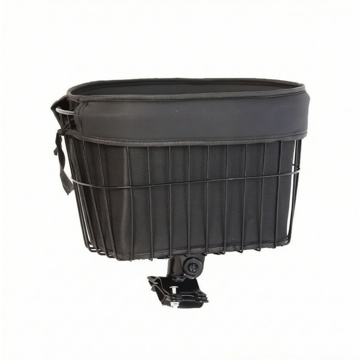 Wire Frame Front Bike Basket Rectangular Front Mount Bike Basket Long-Lasting Secure for Pet Owners