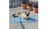 Pet Cooling Mat Rounded Corners Pet Cooling Pad Heat Dissipation for Pets