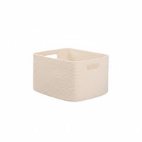 Rope Hamper Space Saving Woven Laundry Basket Decorative Foldable Storage Basket for Bedroom