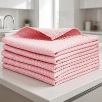 Fish Scale Cloth, 30cm x 30cm Microfibre Cloth with Reinforced Bound Borders, Cloth for Glass, Mirrors and Wet or Dry Use