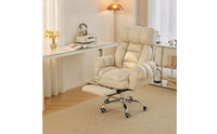 Ergonomic Reclining Office Chair Adjustable High Back Desk Chair Washable Furniture Comfortable for Telecommuting Workers
