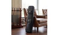 Large Capacity Billiard Cue Case Long-Lasting Nine-Hole Cue Bag Hard-Wearing Reinforced for Tournaments