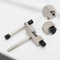 Chain Breaker with Crossbar Handle Metal Chain Breaker Tool Easy to Operate for Cyclists, Home Workshop