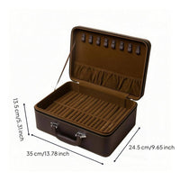 40 Slot Bracelet Case PU Leather Sturdy Construction Bracelet Organizer Securing Display