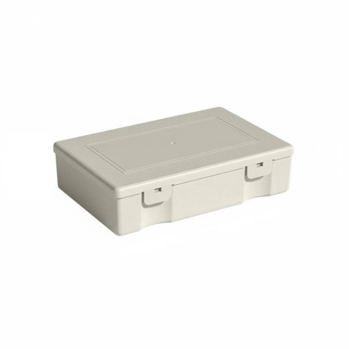 Mini Camping Tool Case Space-Saving Small Storage Box with Lid Secure Latch Portable Sundry Box for Journeyers, Outdoor Enthusiasts, Travel, Desktop
