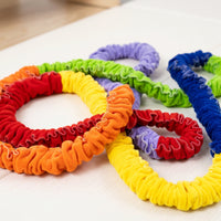 Elastic Activity Rope Ruffled Group Movement Rope Sensory Band Flexible Equipment Comfortable for Children, Team Training