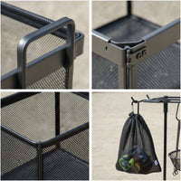Mesh Storage Bag with Drawstring Lightweight Mesh Drawstring Bag Reusable Bags for Journeyers, Campers, Organization, Travel, Camping