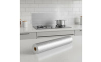 20 Meters Self Aluminum Foil Heat Resistant Kitchen Oil-Resistant Sticker Easy to Clean Aluminum Foil Wallpaper for Drawer, Lavatory