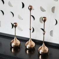 Teardrop Candle Holder Glossy Decor Freestanding for Tabletop
