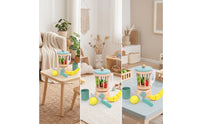 Wooden Fruit Juicer Toy Imaginative Toy Blender with Play Food Educational
