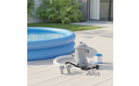 Pool Strainer Pump with Hoses and Adaptors Electric Pool Pump with Strainer Universal Compatibility