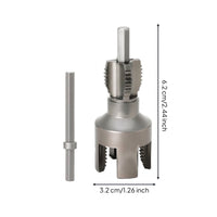 Threading with Hex Shank Resistant Pipe Threading