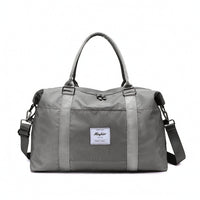 Multi-Compartment Duffel Bag with Wet Pocket Carry on Travel Duffel with Shoulder Strap Soft-Sided Overnight Bag Water-Resistant for Travelers, Expectant Mothers, Weekend Trips, Hospital Stay