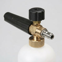 Soap Dispenser for Car Cleaning and Professional Car Wash, Foam Sprayer with Stainless Steel and Brass Foam Lance, Quick Connect Fitting, 1 Pack