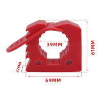 Secure Rapid-Secure Clamp Bracket Easy Installation Rubber Clamp with Mounting Plate Anti-Slip Shovel Holder Sturdy for off-Roaders, Campers, Roof Rack, Garage Storage