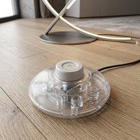 Floor Lamp and Table Lamp Inline Switch for Lighting Control, Transparent PC Foot Pedal for 5.8mm Round Wire, 250V 2A Table Light Foot Switch