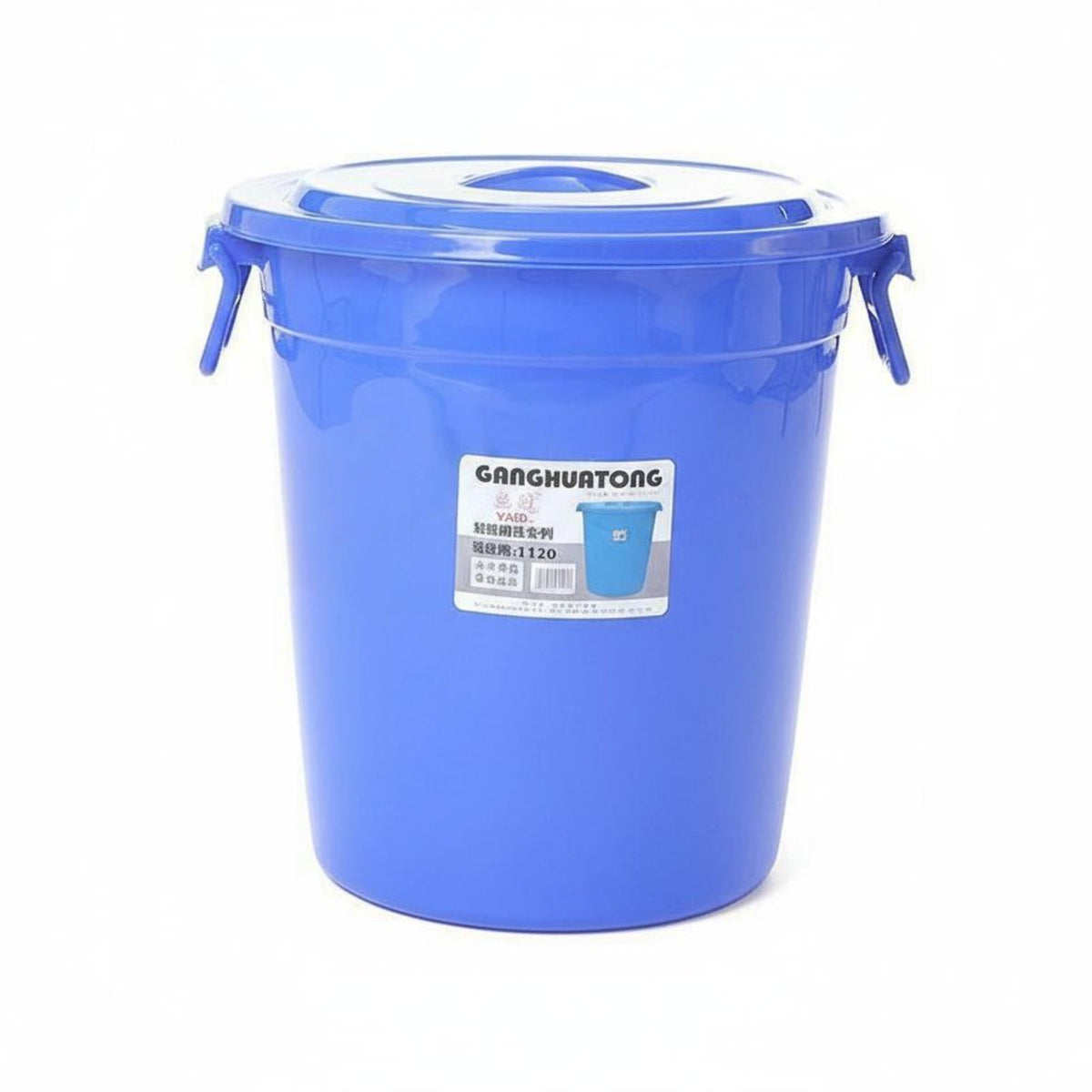 Large Capacity Plastic Pail Long-Lasting Professional Fermentation Barrel Sturdy Duty Storage Container Reinforced Handles