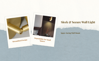 Dimmable bronze wall spotlight